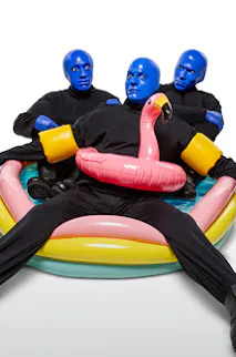 The iconic Blue Man Group at Luxor Las Vegas