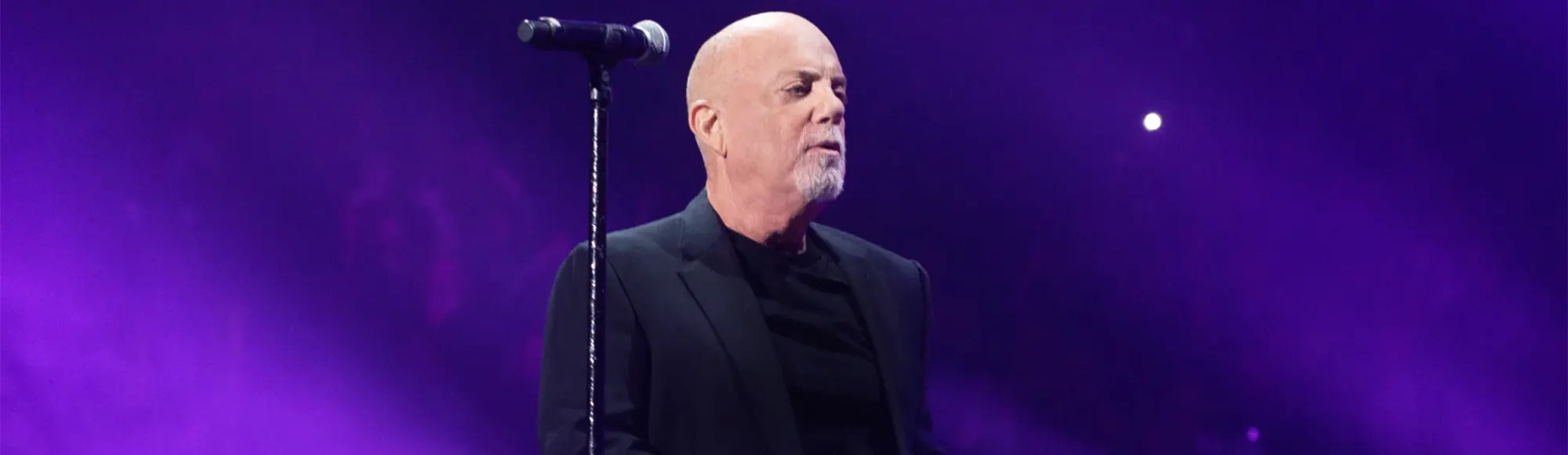Billy Joel performing live in Las Vegas with Sting at Allegiant Stadium