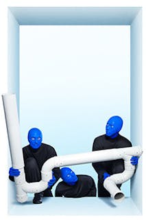 The iconic Blue Man Group at Luxor Las Vegas
