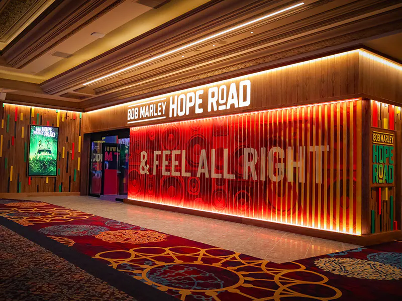 Bob Marley Hope Road The Show - Front Entrance