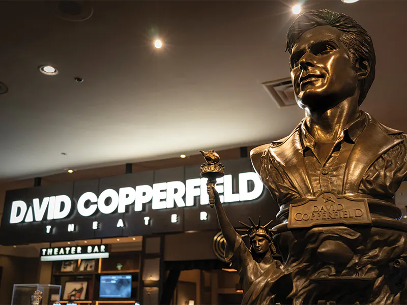 David Copperfield live show in Vegas