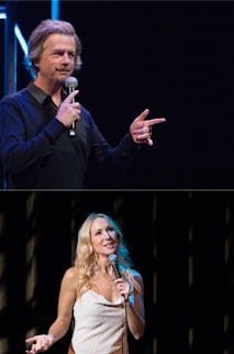 David Spade with guest Nikki Glaser