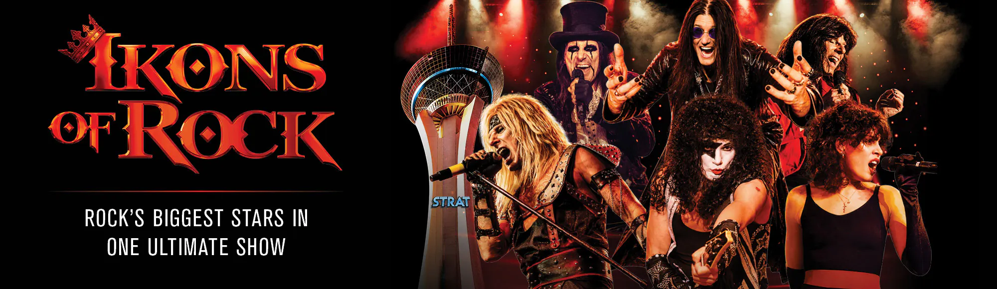 Ikons of Rock - rock star tribute show Las Vegas