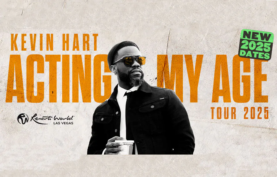 Kevin Hart comedian live in Las Vegas at Resorts World