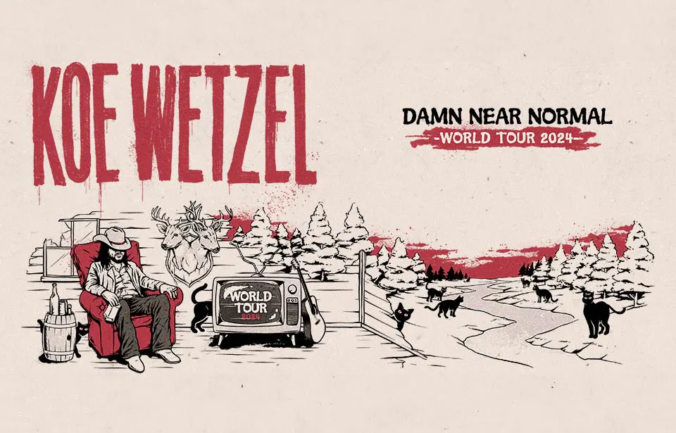 Koe Wetzel and his Damn Near Normal World Tour stops in Vegas!