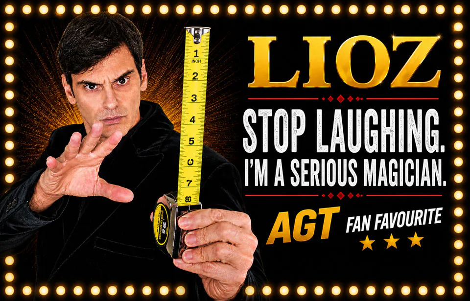 Imagem da fonte — Lioz Comedy Magic Uncensored