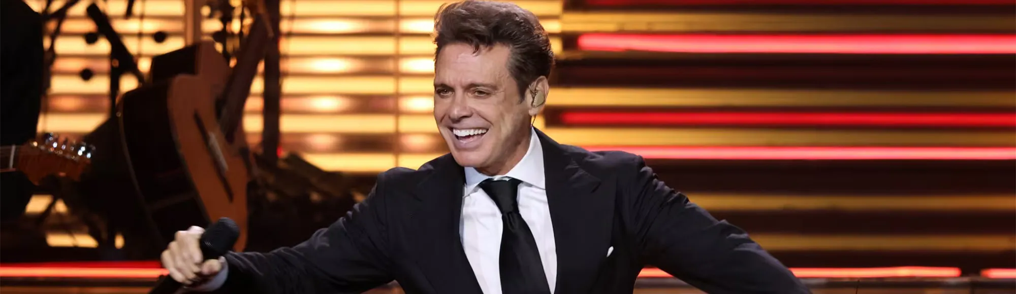 Luis Miguel takes the stage for his Las Vegas concert.