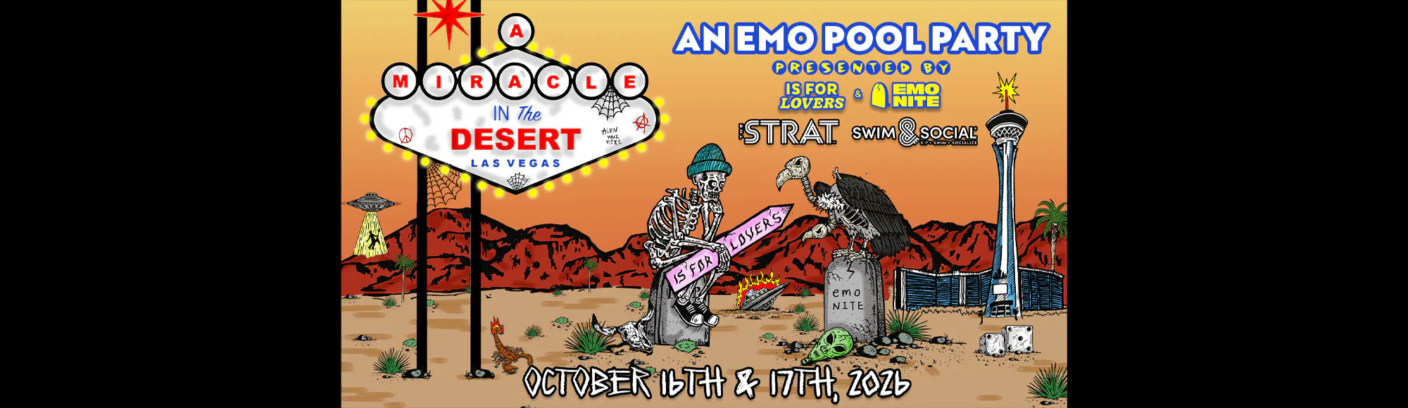 Miracle in the Desert - An Emo Pool Party in Las Vegas at the STRAT