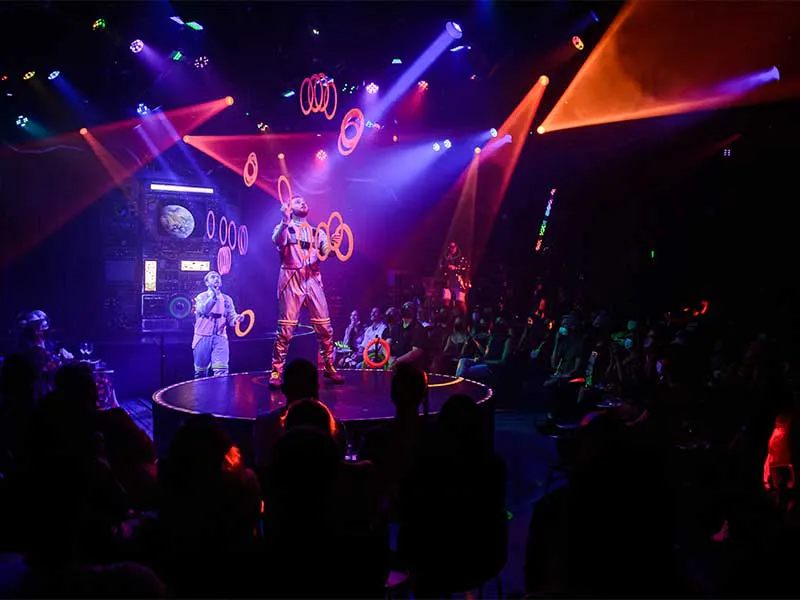 Spiegelworld's Starship Opium live inside the Cosmopolitan in Las Vegas