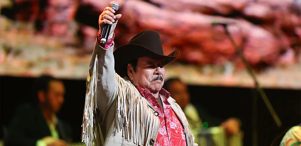Palomazo Norteño performing a Latin concert in Las Vegas