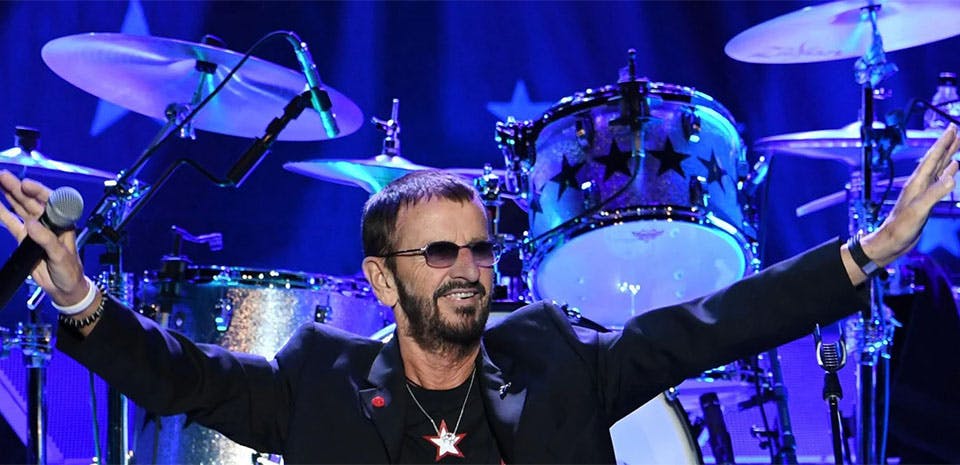 Ringo Starr performing in Las Vegas for residency