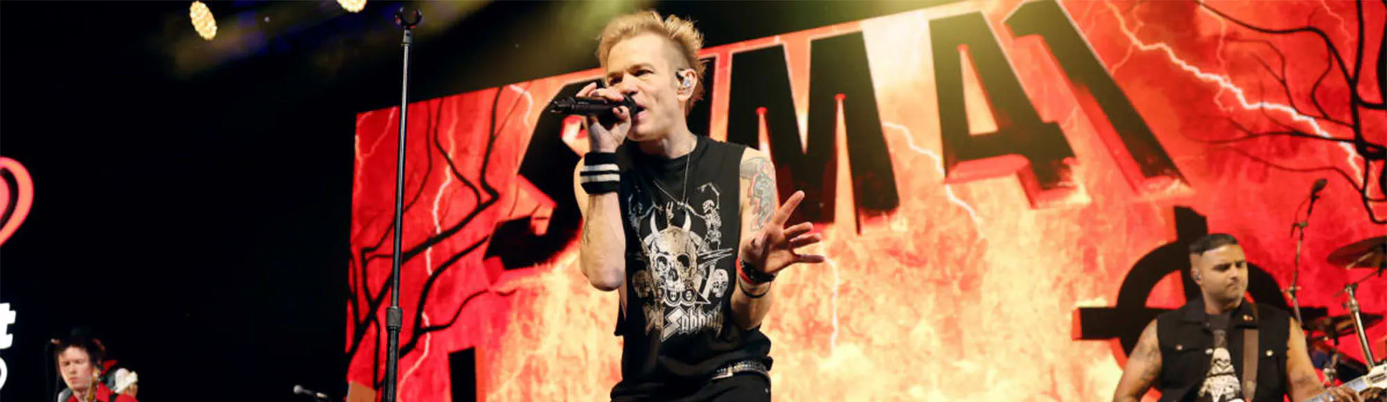 Sum 41 metal and hip hop band live in Las Vegas