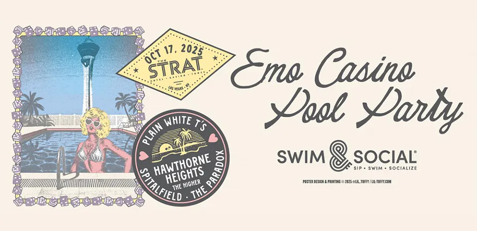 When We Were Young Emo Pool Party at The Strat in Las Vegas