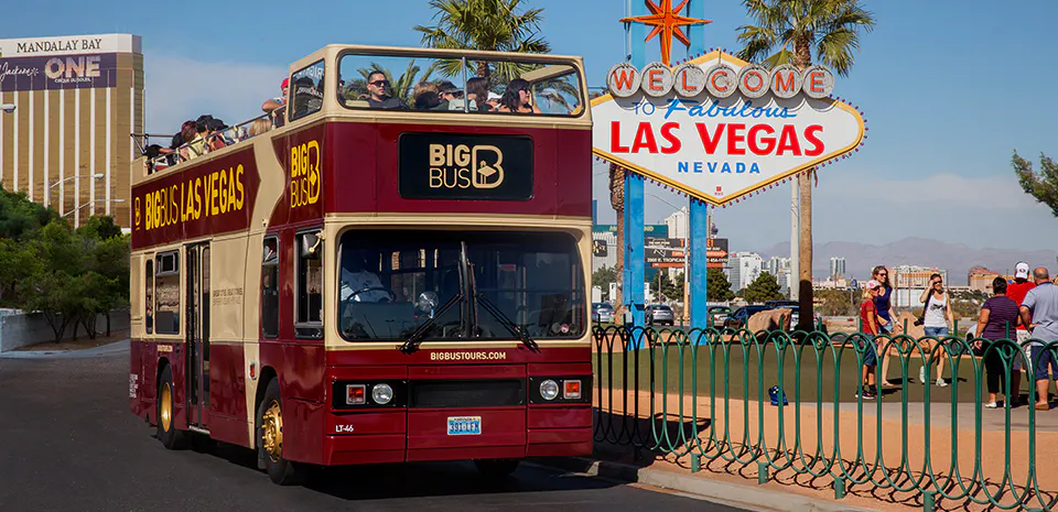 Sightsee by day on Big Bus Tours Las Vegas