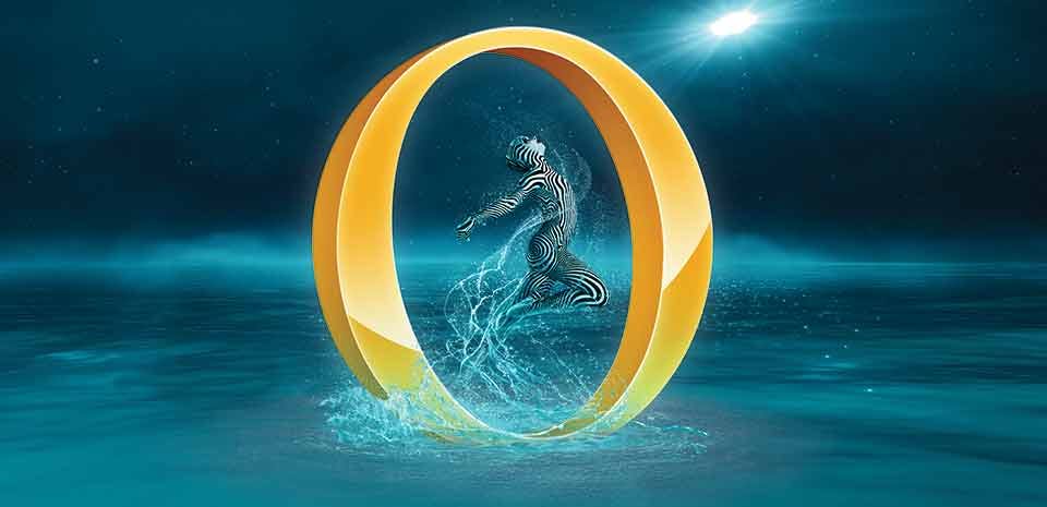 The amazing O by Cirque du Soleil in Las Vegas
