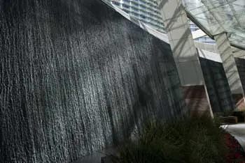Water features at Aria