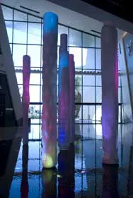 Water features at Aria
