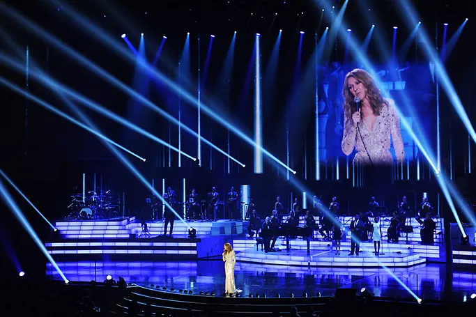 Celine Dion at Caesars in Las Vegas